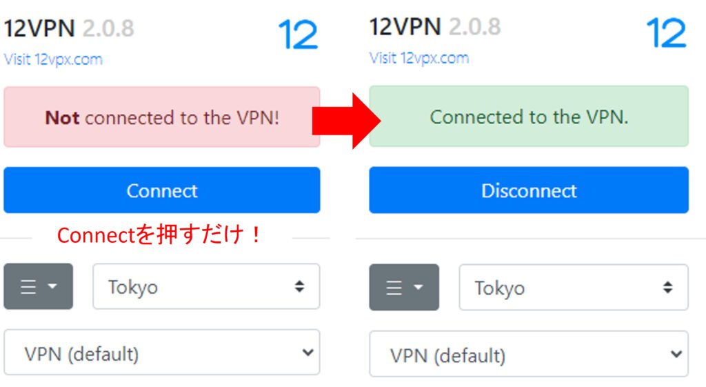 12vpnの使い方