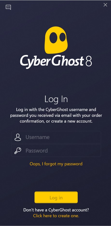 CyberGhostの使い方