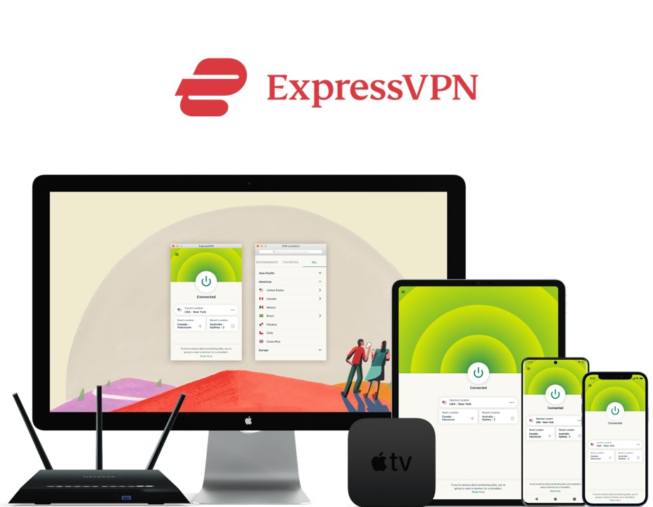 ExpressVPNのトップページ