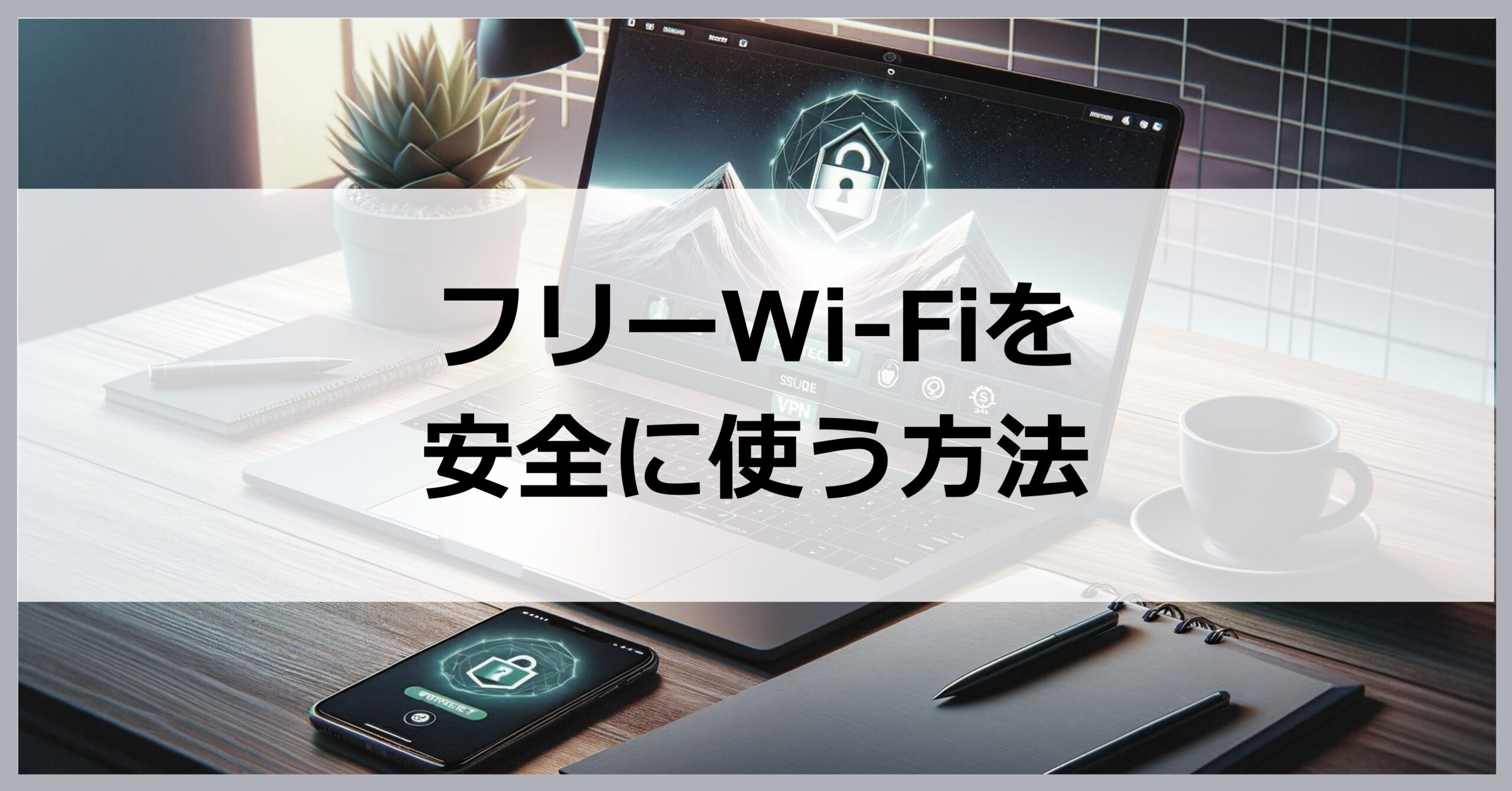 フリーWi-Fiを安全に使う方法