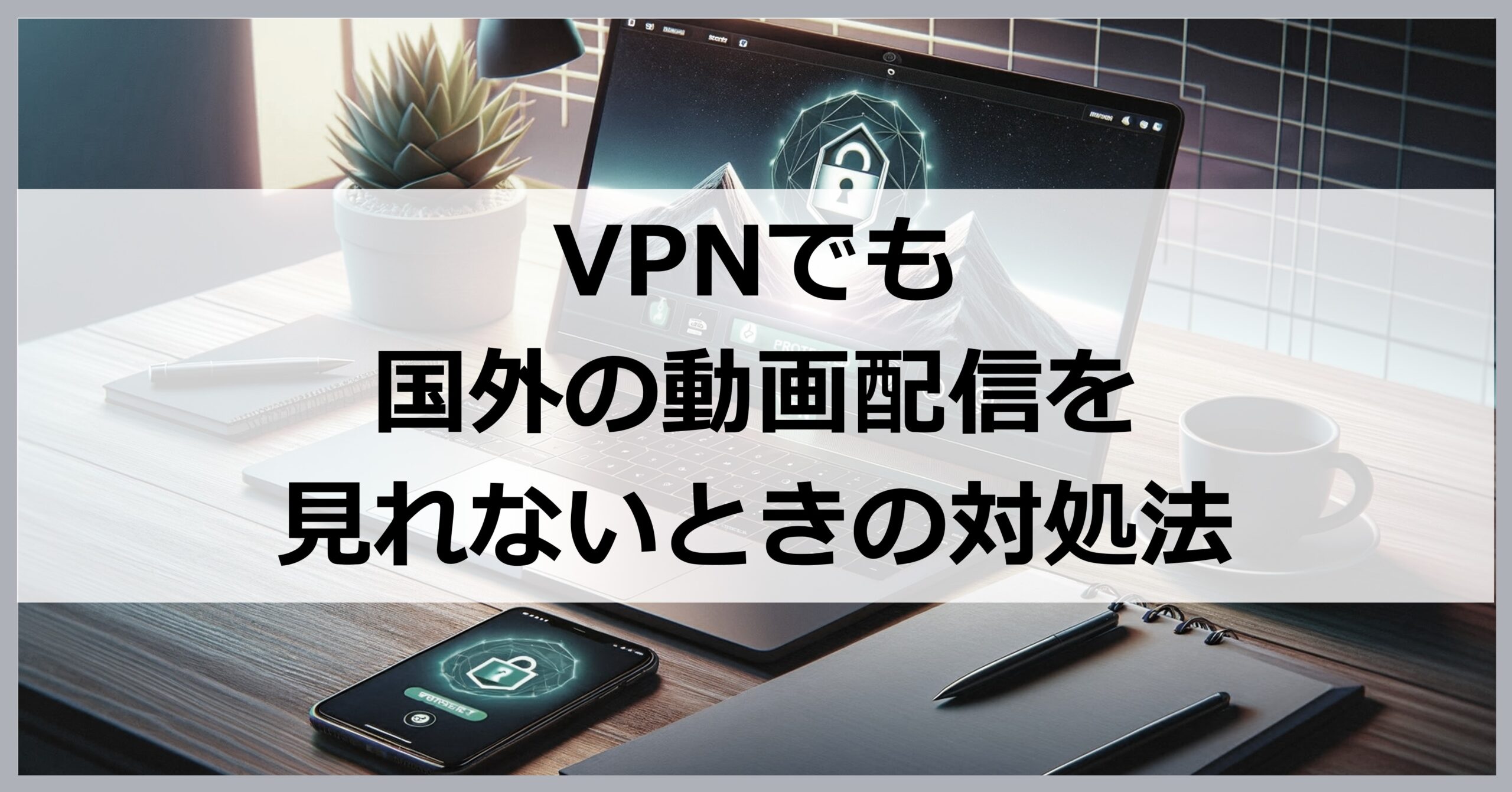 VPNを使っても国外の道外配信を見れないときの対処法