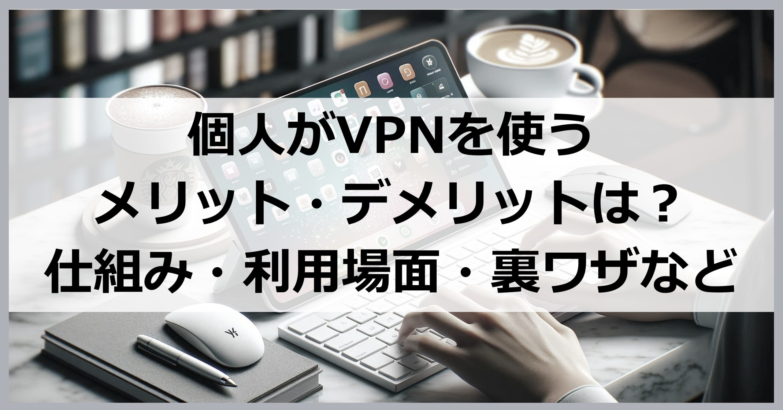 個人がVPNを使うメリット・デメリットは？